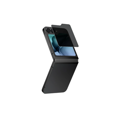 Uniq Samsung Galaxy Z Flip 6 Optix Hayalet Cam Ekran Koruyucu - Siyah