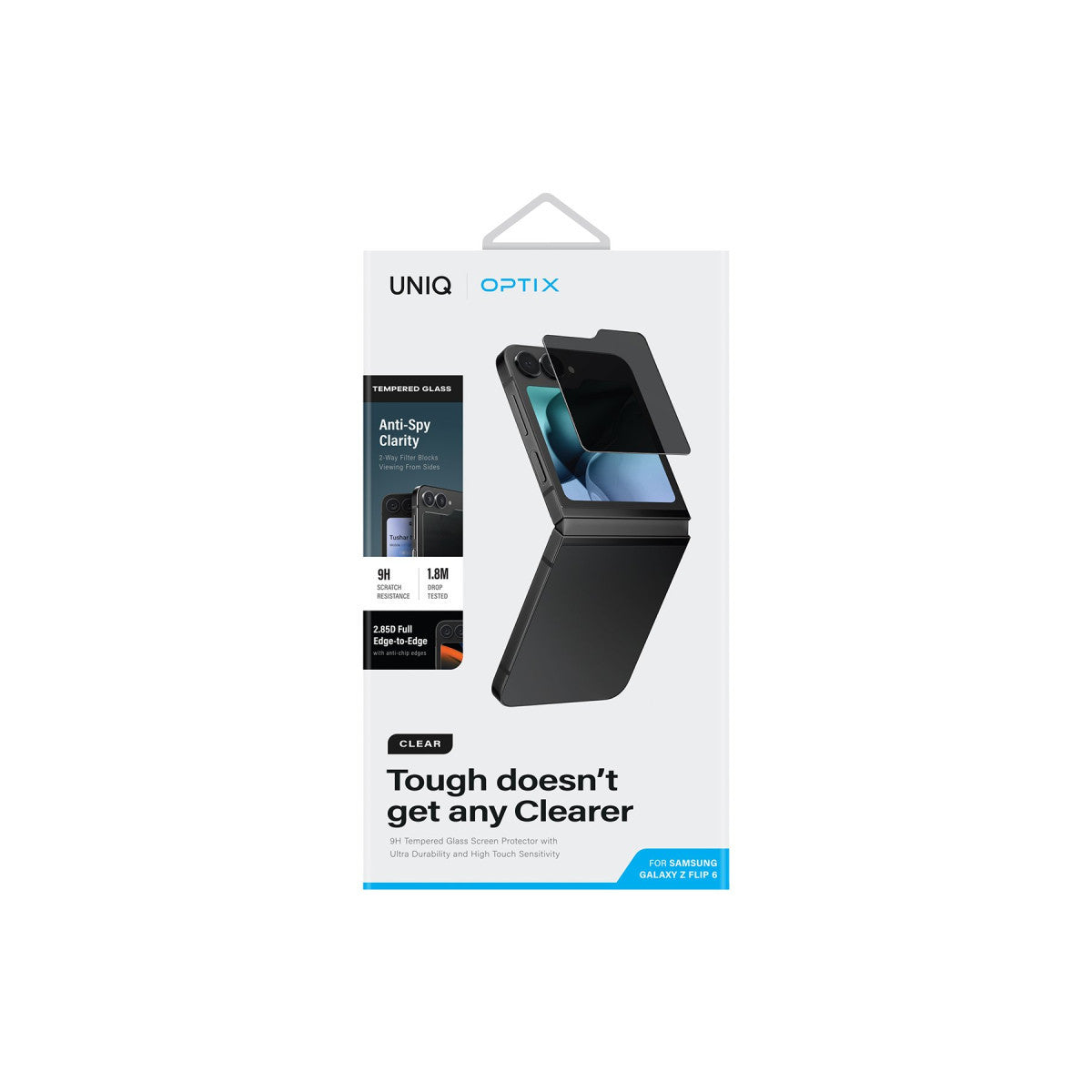 Uniq Samsung Galaxy Z Flip 6 Optix Hayalet Cam Ekran Koruyucu