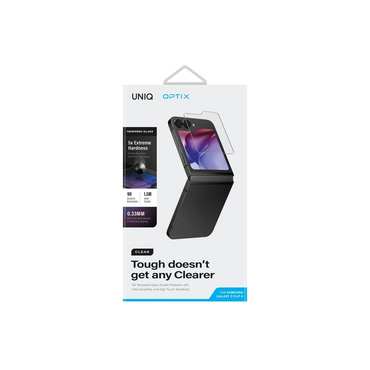 Uniq Samsung Galaxy Z Flip 6 Optix Vivid Cam Ekran Koruyucu - Siyah