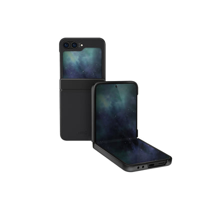 Uniq Samsung Galaxy Z Flip 6 Ora Katlanabilir Deri Kapak