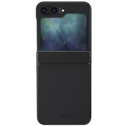 Uniq Samsung Galaxy Z Flip 6 Ora Katlanabilir Deri Kapak