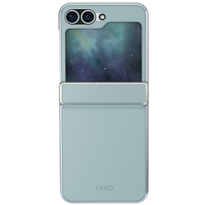 Uniq Samsung Galaxy Z Flip 6 Ora Katlanabilir Deri Kapak