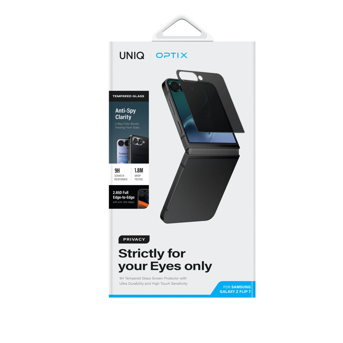 Uniq Samsung Galaxy Z Flip 7 Optix Hayalet Cam Ekran Koruyucu