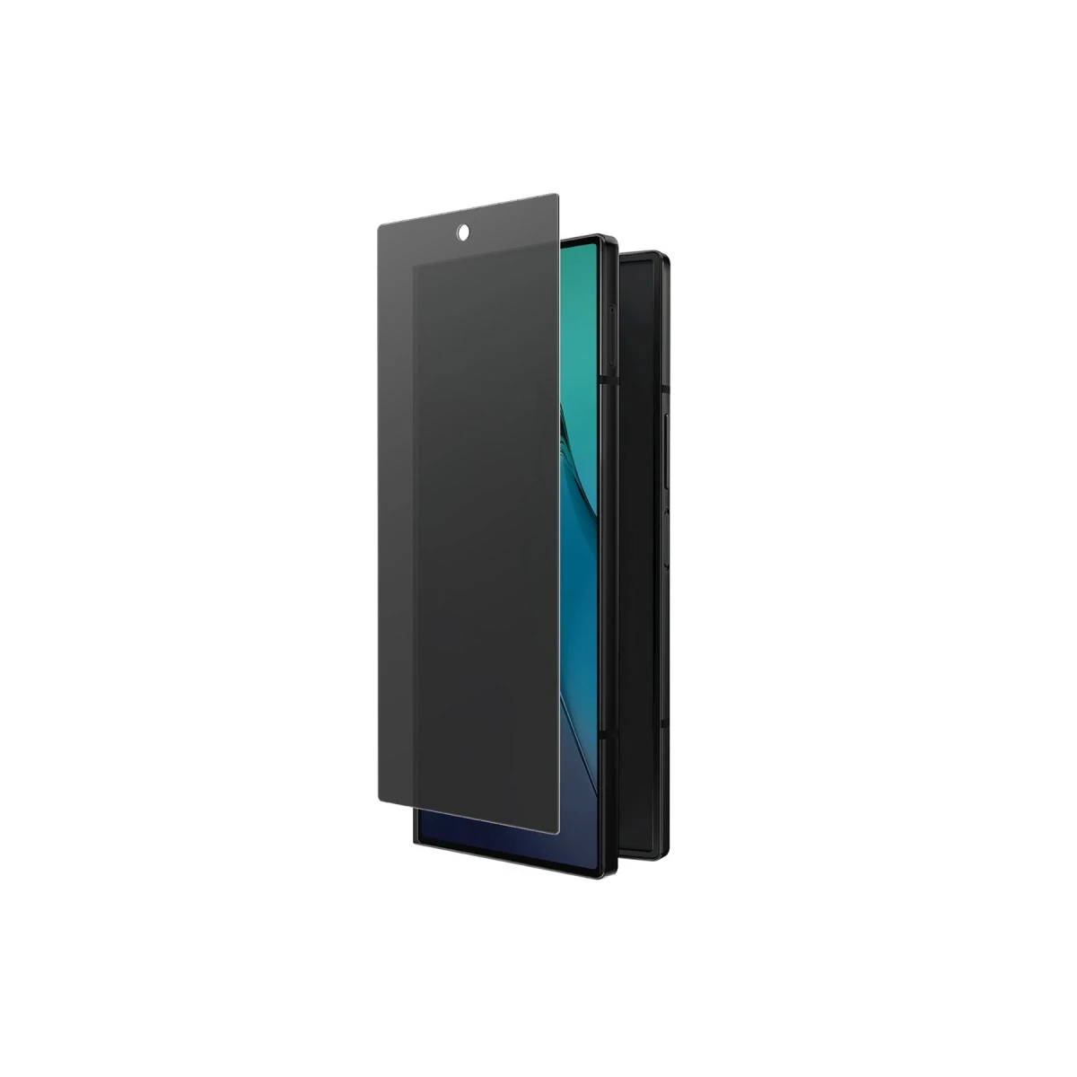 Uniq Samsung Galaxy Z Fold 6 Optix Hayalet Cam Ekran Koruyucu - Siyah