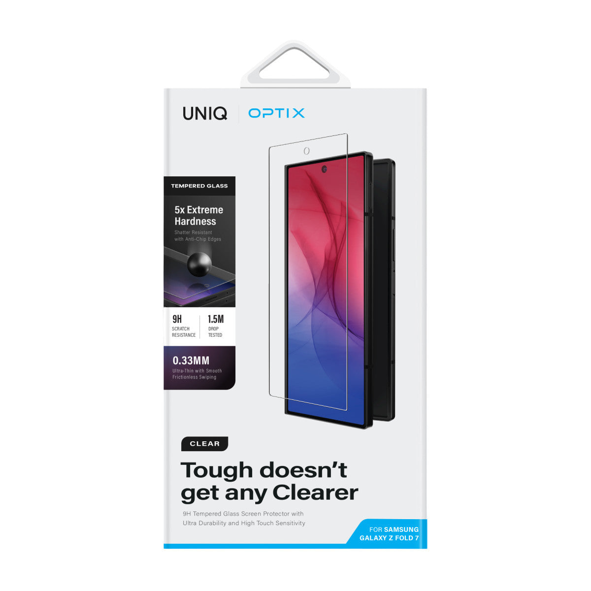 Uniq Samsung Galaxy Z Fold 7 Optix Clear Cam Ekran Koruyucu