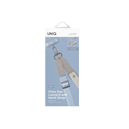 Uniq Vista Duo 2in1 Bileklik Boyun Askısı - Mavi