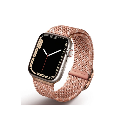 Uniq Apple Watch 41mm Aspen Designer Örgülü Kordon - Pembe