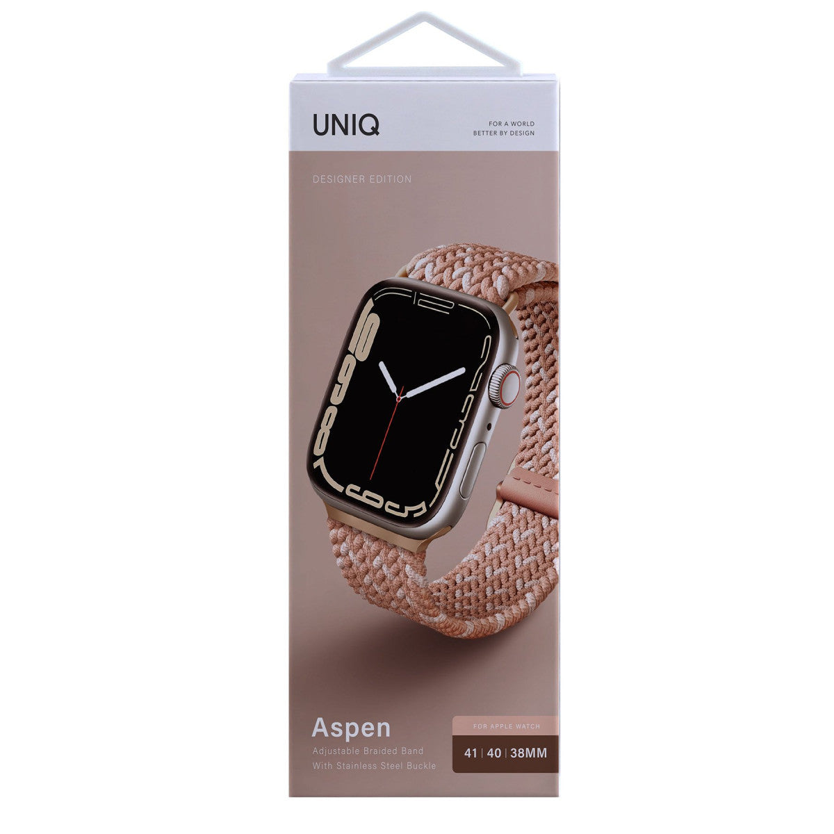Uniq Apple Watch 41mm Aspen Designer Örgülü Kordon