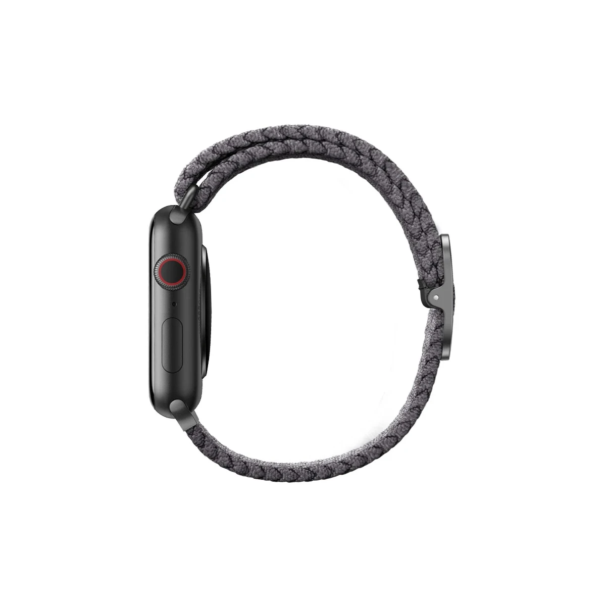 Uniq Apple Watch 41mm Aspen Örgülü Kordon - Gri