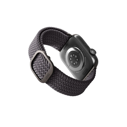 Uniq Apple Watch 41mm Aspen Örgülü Kordon - Gri