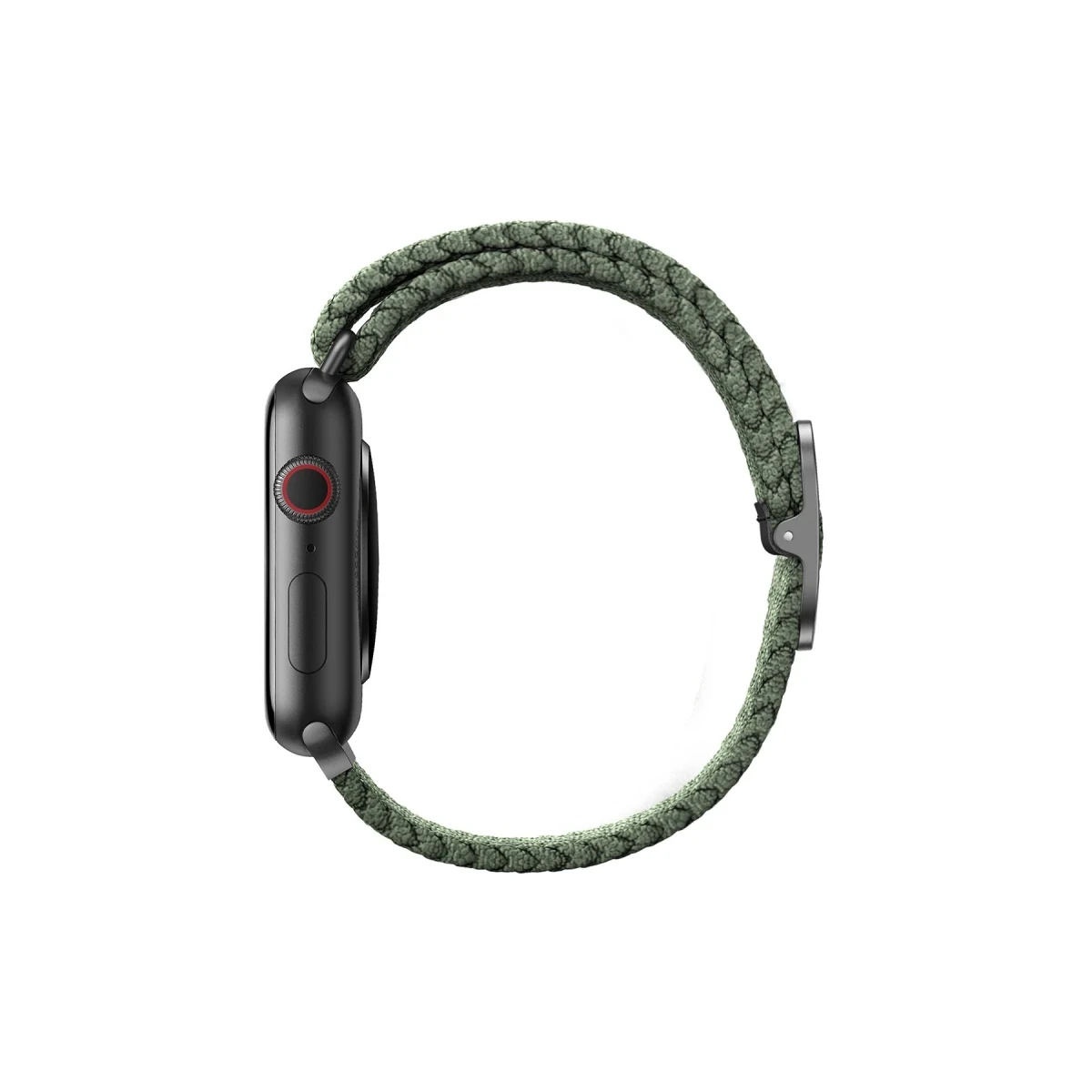 Uniq Apple Watch 41mm Aspen Örgülü Kordon - Yeşil