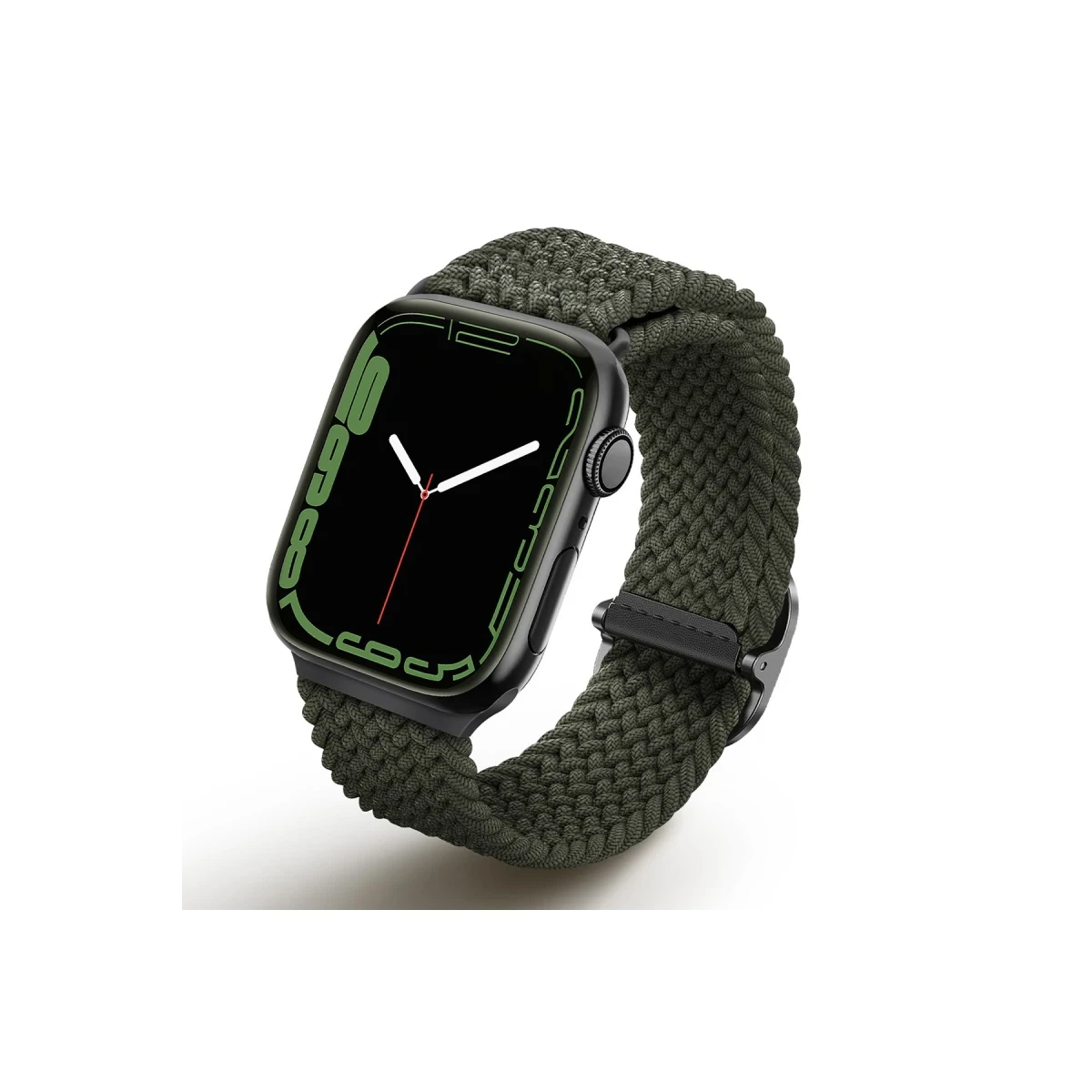 Uniq Apple Watch 41mm Aspen Örgülü Kordon - Yeşil