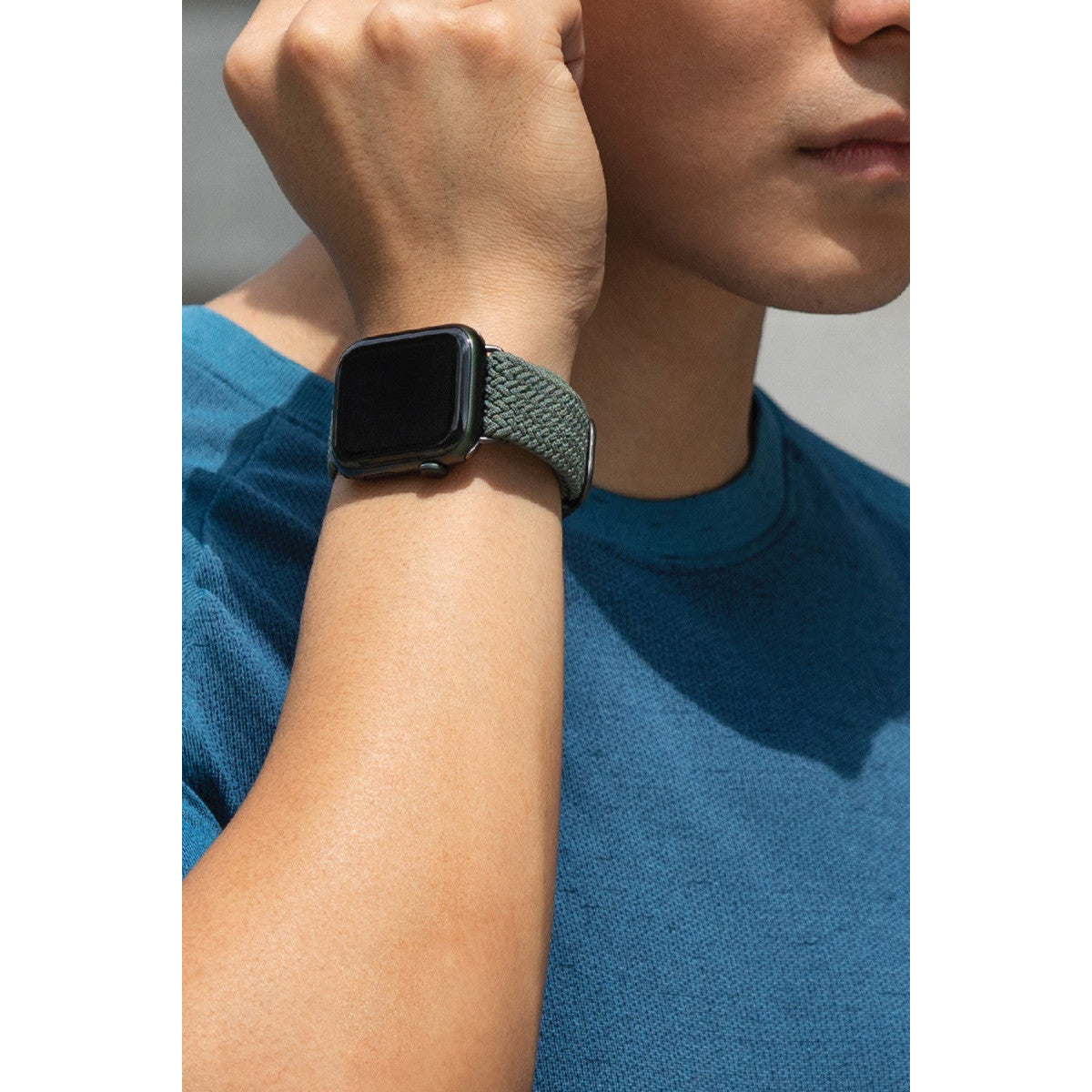 Uniq Apple Watch 41mm Aspen Örgülü Kordon