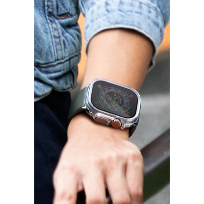 Uniq Apple Watch 41mm Garde Kasa Cam Ekran Koruyucu - Füme