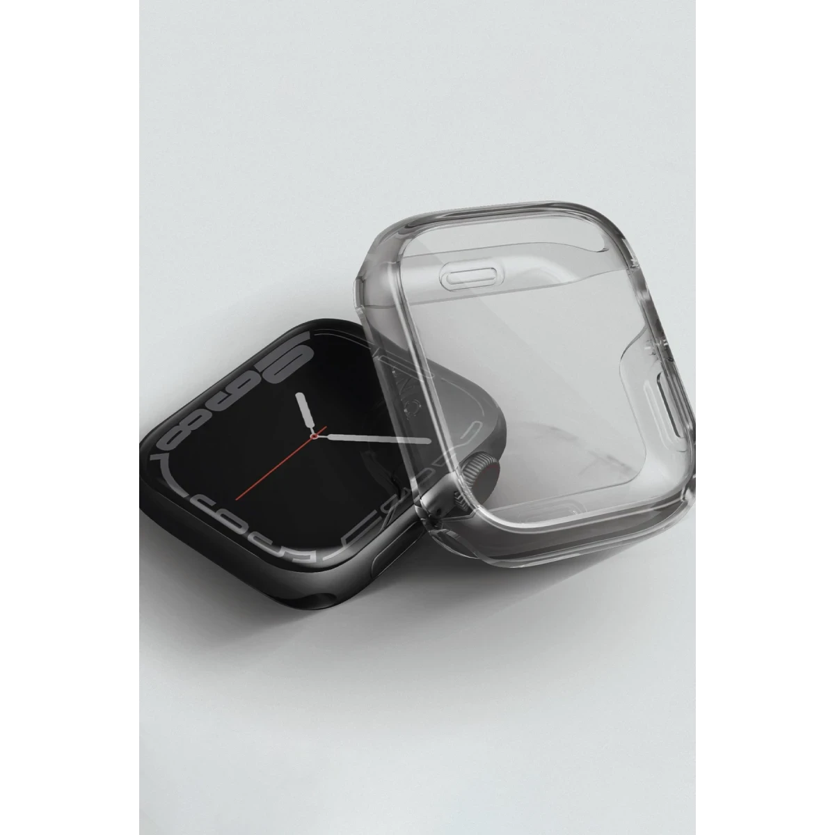Uniq Apple Watch 41mm Garde Kasa Cam Ekran Koruyucu - Füme