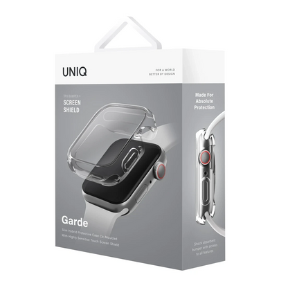Uniq Apple Watch 41mm Garde Kasa Cam Ekran Koruyucu - Şeffaf