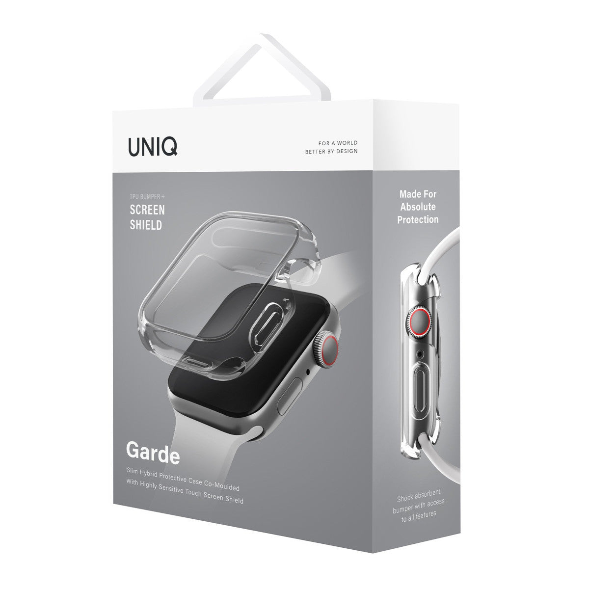 Uniq Apple Watch 41mm Garde Kasa Cam Ekran Koruyucu