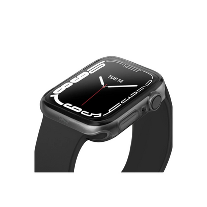 Uniq Apple Watch 41mm Glase Dual Pack Kasa Koruyucu - Siyah-Şeffaf