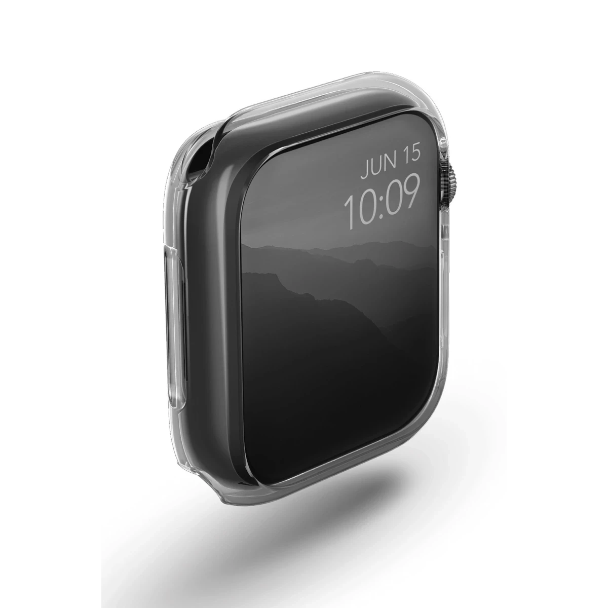 Uniq Apple Watch 41mm Glase Dual Pack Kasa Koruyucu - Siyah-Şeffaf