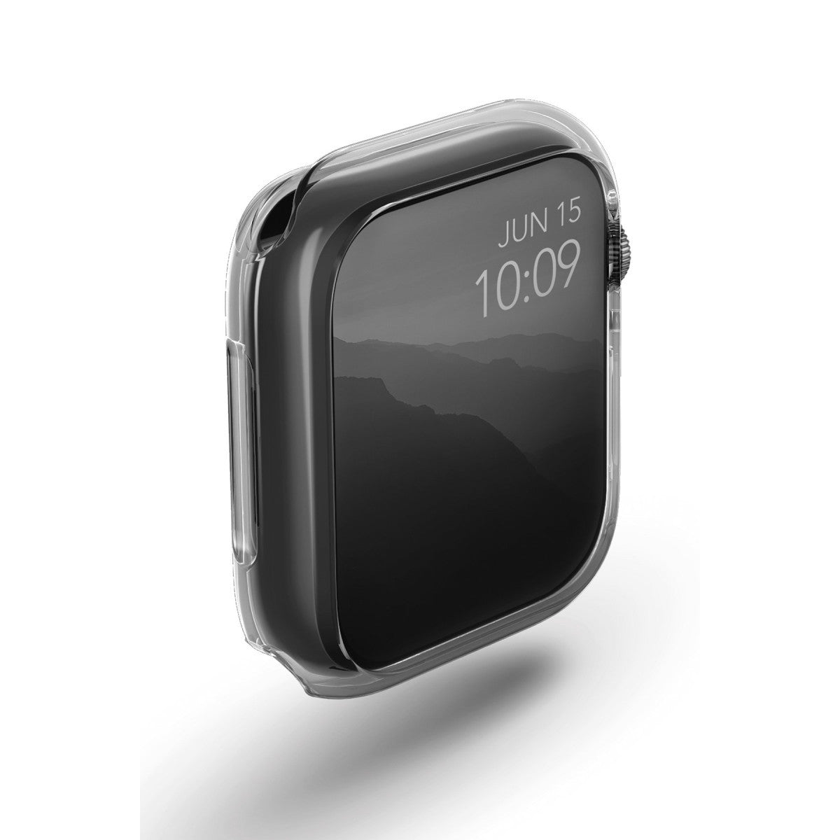 Uniq Apple Watch 41mm Glase Dual Pack Kasa Koruyucu - Siyah-Şeffaf