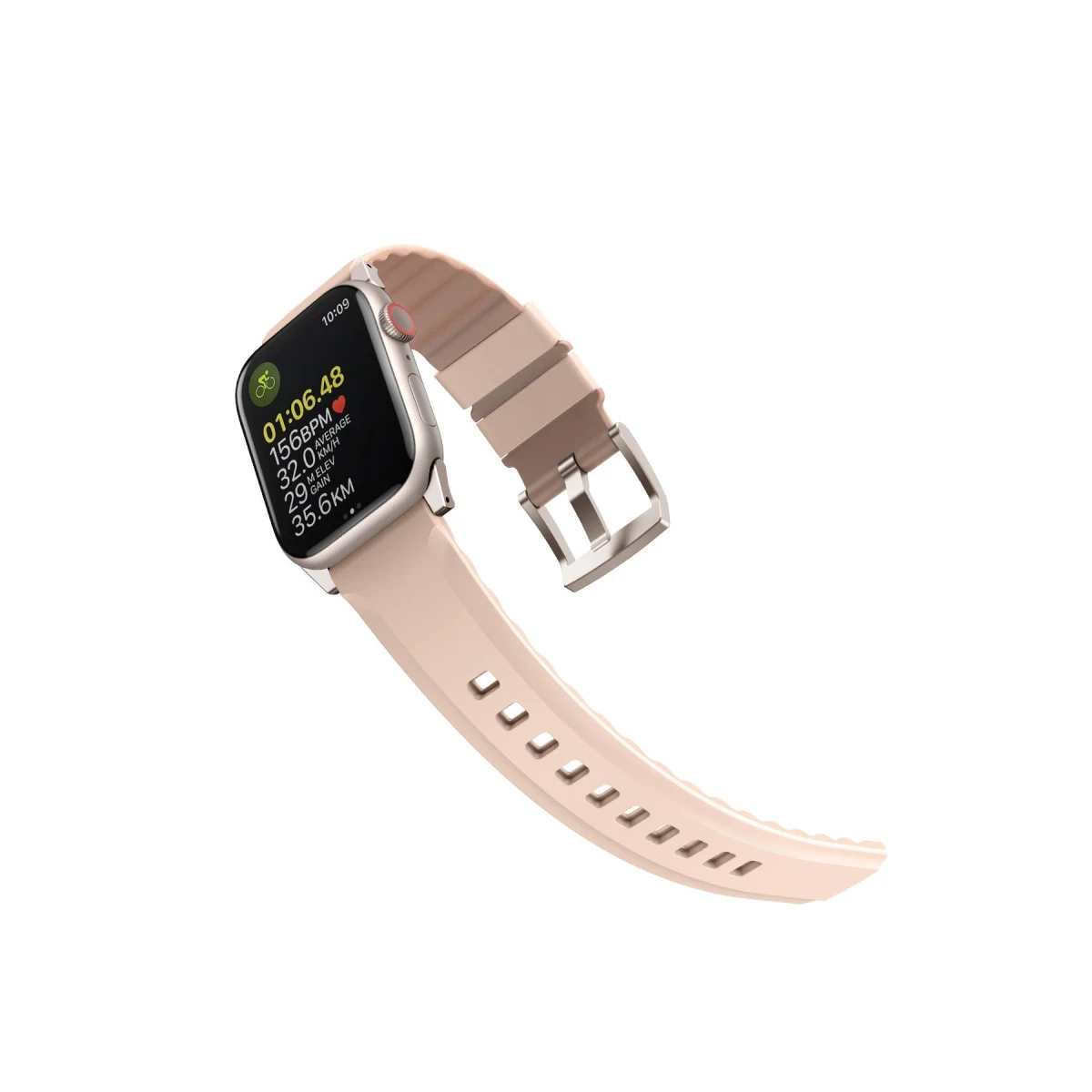 Uniq Apple Watch 41mm Linus Airosoft Silikon Kordon - Pembe