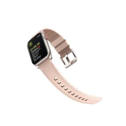 Uniq Apple Watch 41mm Linus Airosoft Silikon Kordon - Pembe