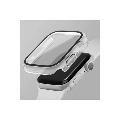 Uniq Apple Watch 41mm Nautic Camlı Kasa Ekran Koruyucu - Şeffaf