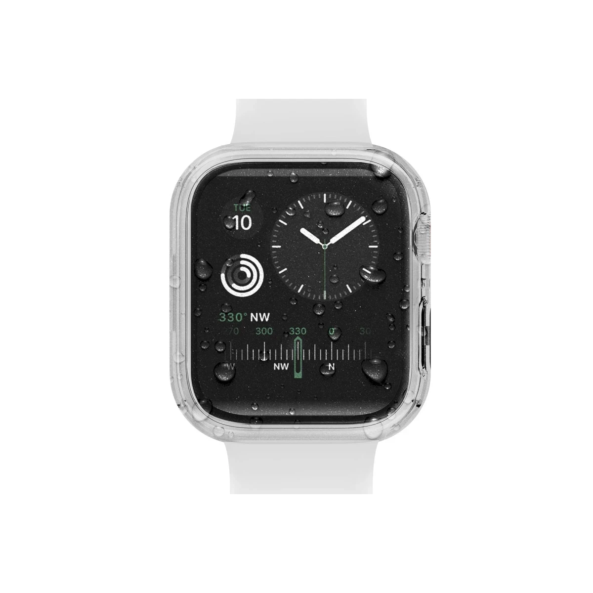Uniq Apple Watch 41mm Nautic Camlı Kasa Ekran Koruyucu - Şeffaf