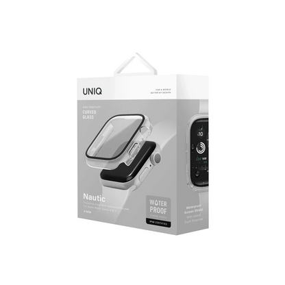 Uniq Apple Watch 41mm Nautic Camlı Kasa Ekran Koruyucu - Şeffaf