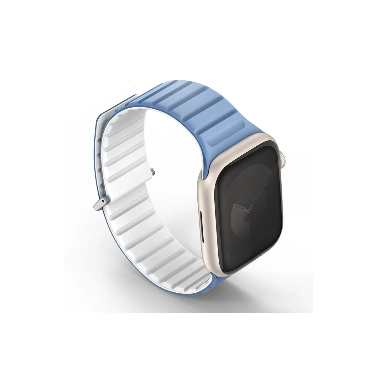 Uniq Apple Watch 41mm Revix Evo Reversible Manyetik Kordon - Mavi-Beyaz