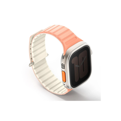 Uniq Apple Watch 41mm Revix Evo Reversible Manyetik Kordon - Pembe-Bej