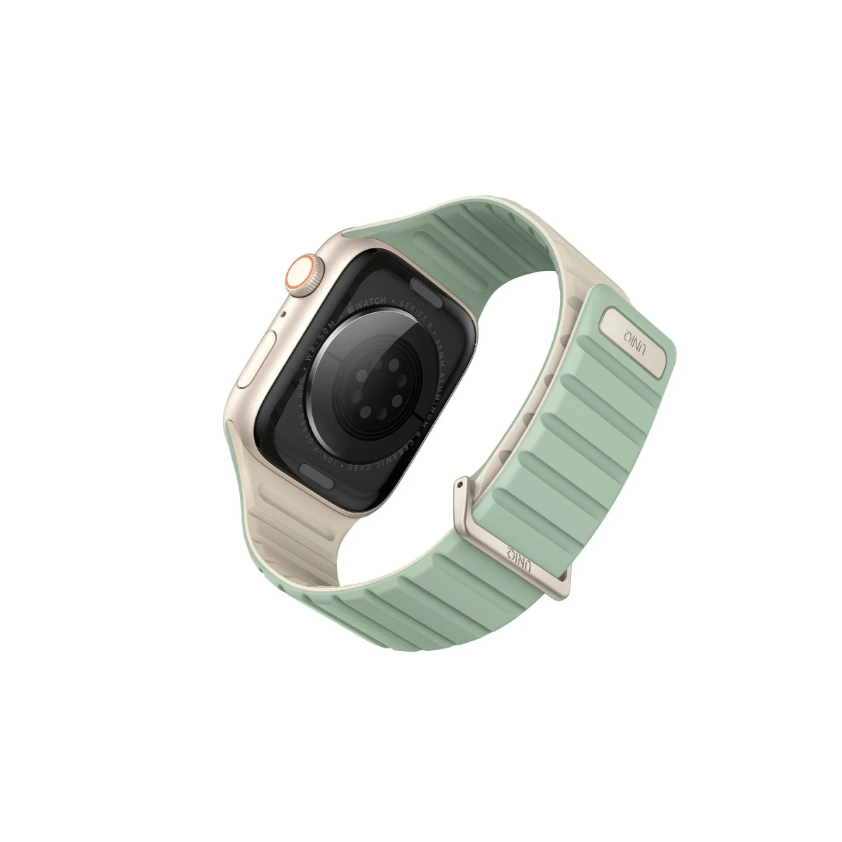 Uniq Apple Watch 41mm Revix Evo Reversible Manyetik Kordon - Yeşil-Bej