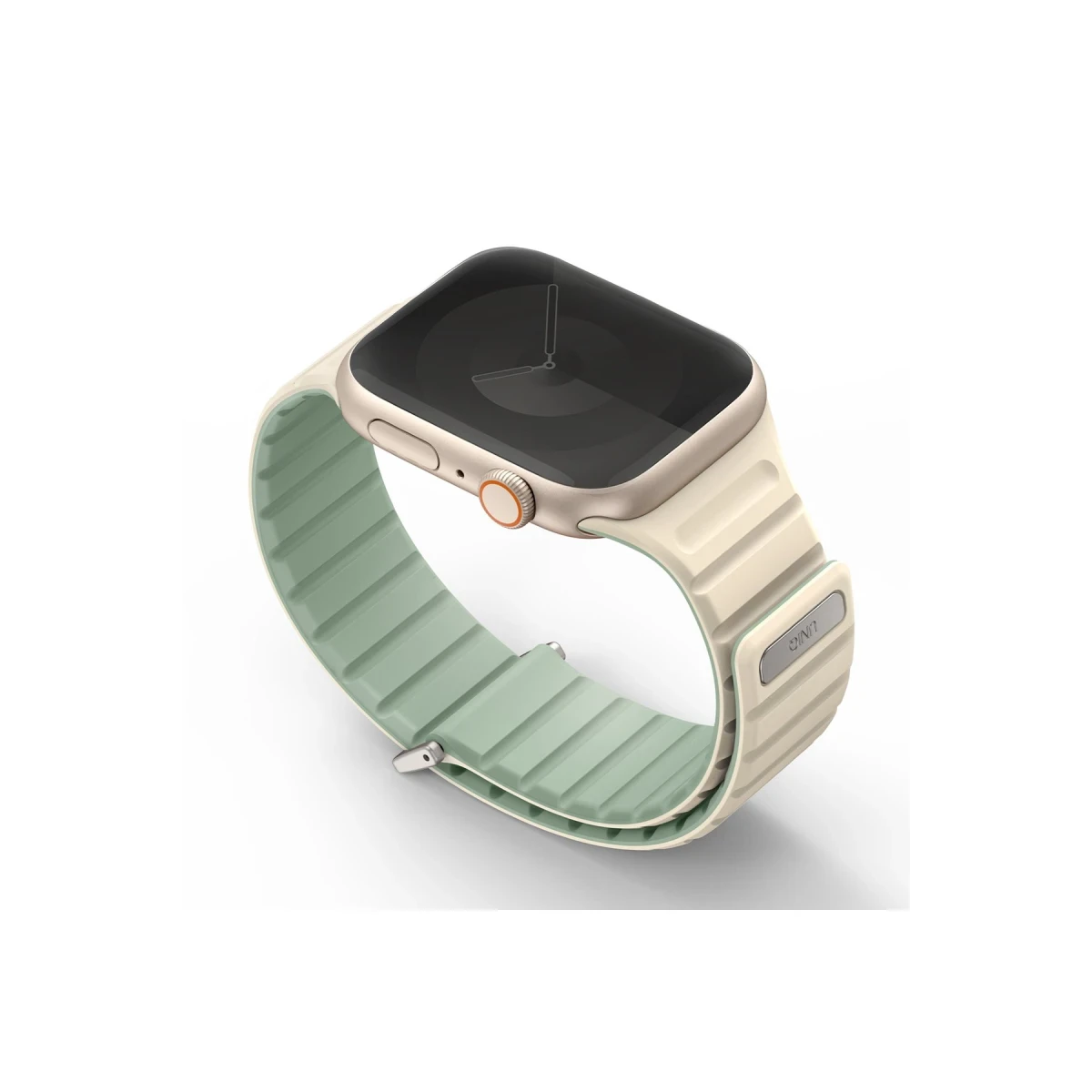 Uniq Apple Watch 41mm Revix Evo Reversible Manyetik Kordon - Yeşil-Bej