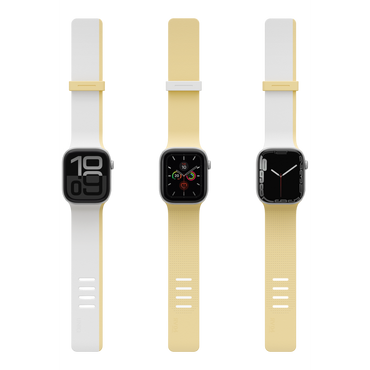 Uniq Apple Watch 41mm Revix IV Reversible Manyetik Kordon - Sarı-Bej