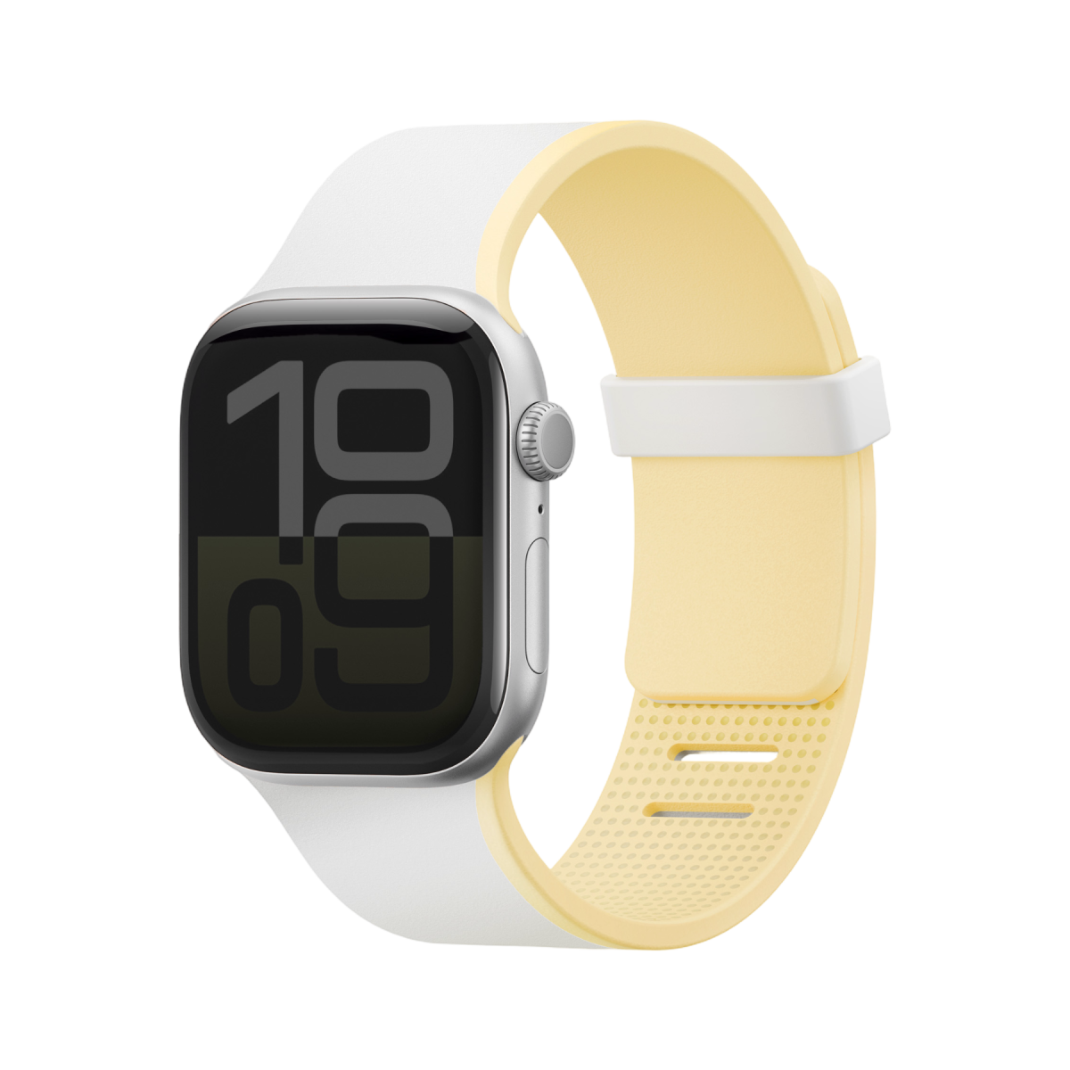 Uniq Apple Watch 41mm Revix IV Reversible Manyetik Kordon - Sarı-Bej