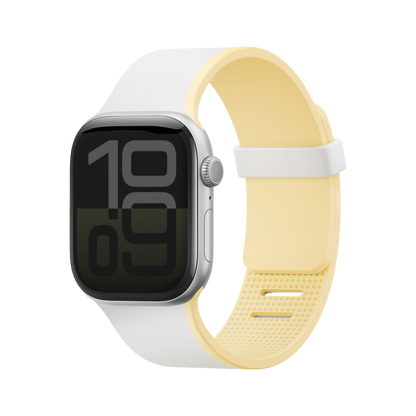 Uniq Apple Watch 41mm Revix IV Reversible Manyetik Kordon - Sarı-Bej