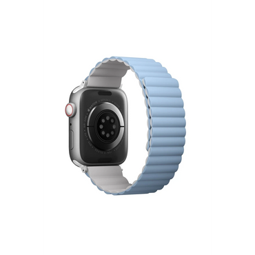 Uniq Apple Watch 41mm Revix Reversible Manyetik Kordon - Beyaz-Mavi