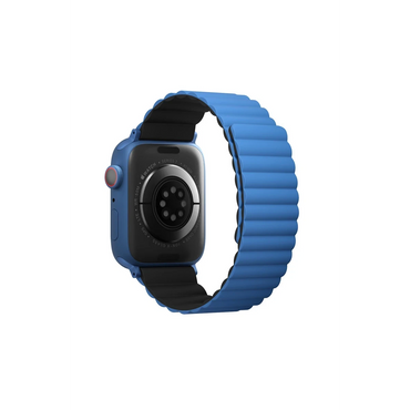 Uniq Apple Watch 41mm Revix Reversible Manyetik Kordon - Mavi-Siyah