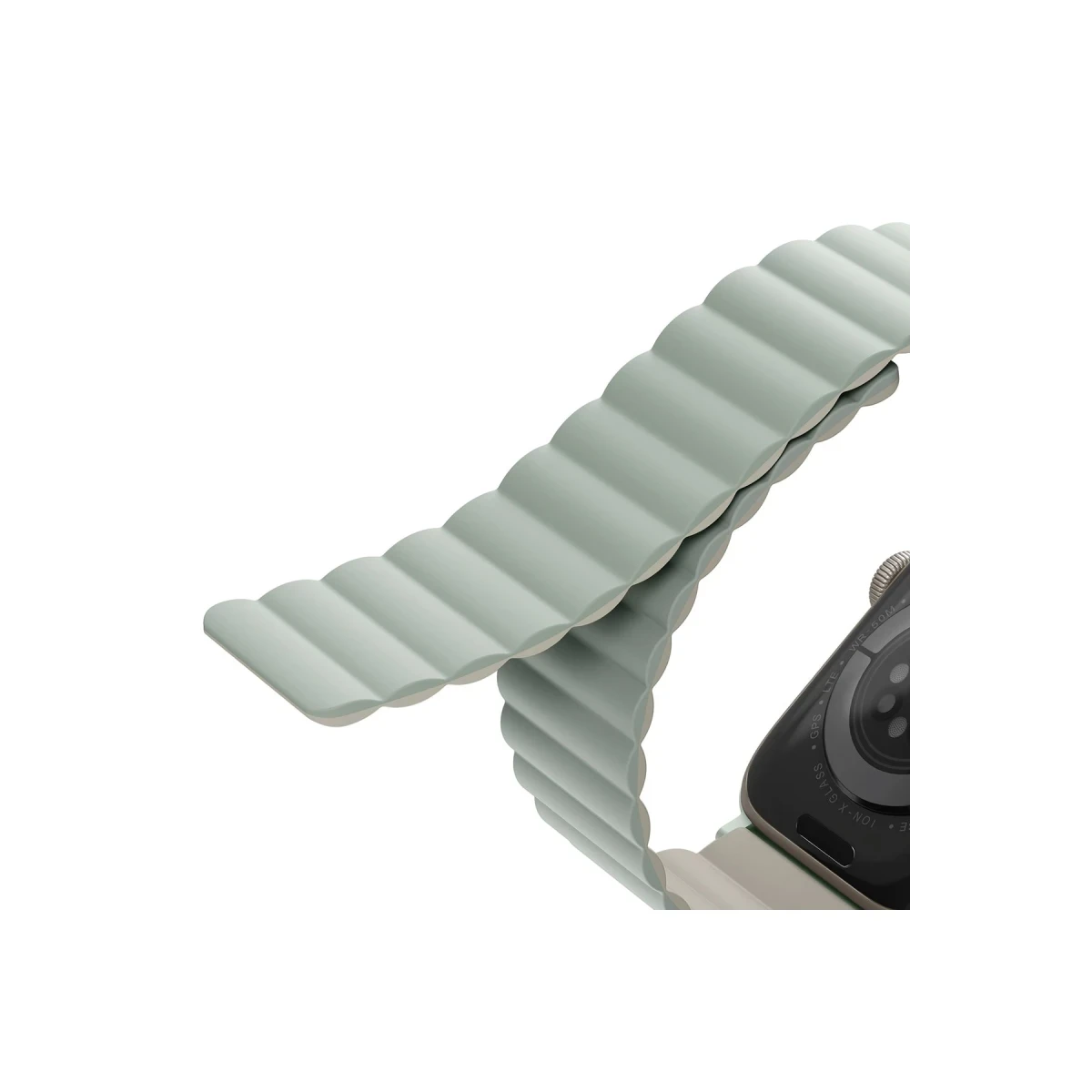 Uniq Apple Watch 41mm Revix Reversible Manyetik Kordon - Yeşil-Bej