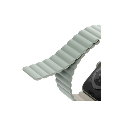 Uniq Apple Watch 41mm Revix Reversible Manyetik Kordon - Yeşil-Bej