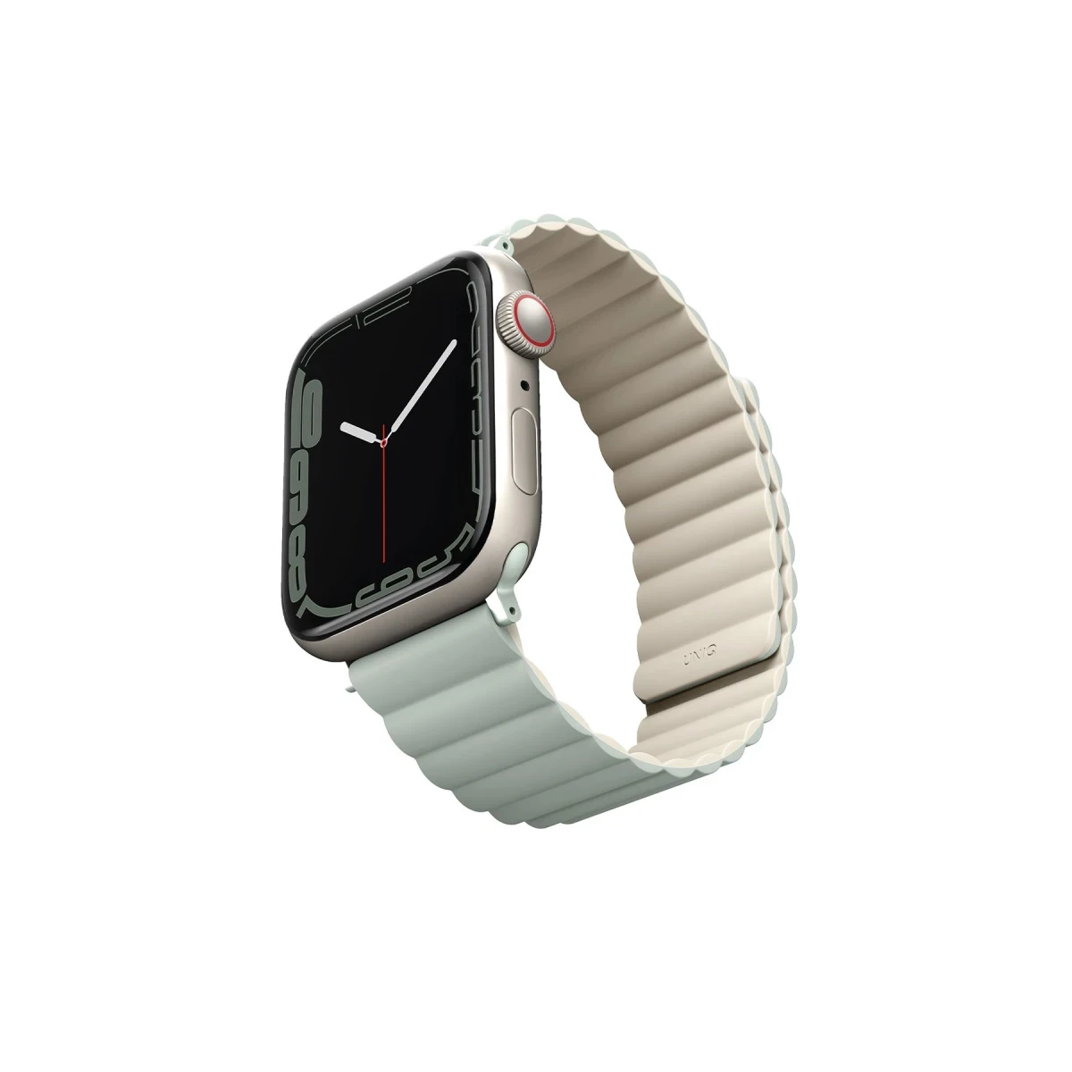 Uniq Apple Watch 41mm Revix Reversible Manyetik Kordon - Yeşil-Bej