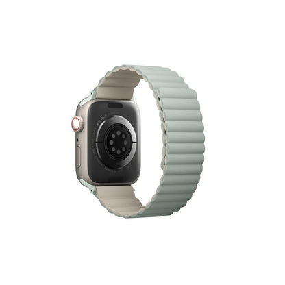 Uniq Apple Watch 41mm Revix Reversible Manyetik Kordon - Yeşil-Bej