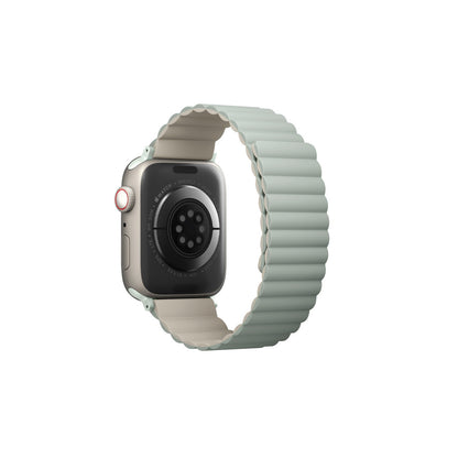Uniq Apple Watch 41mm Revix Reversible Manyetik Kordon - Mavi-Siyah