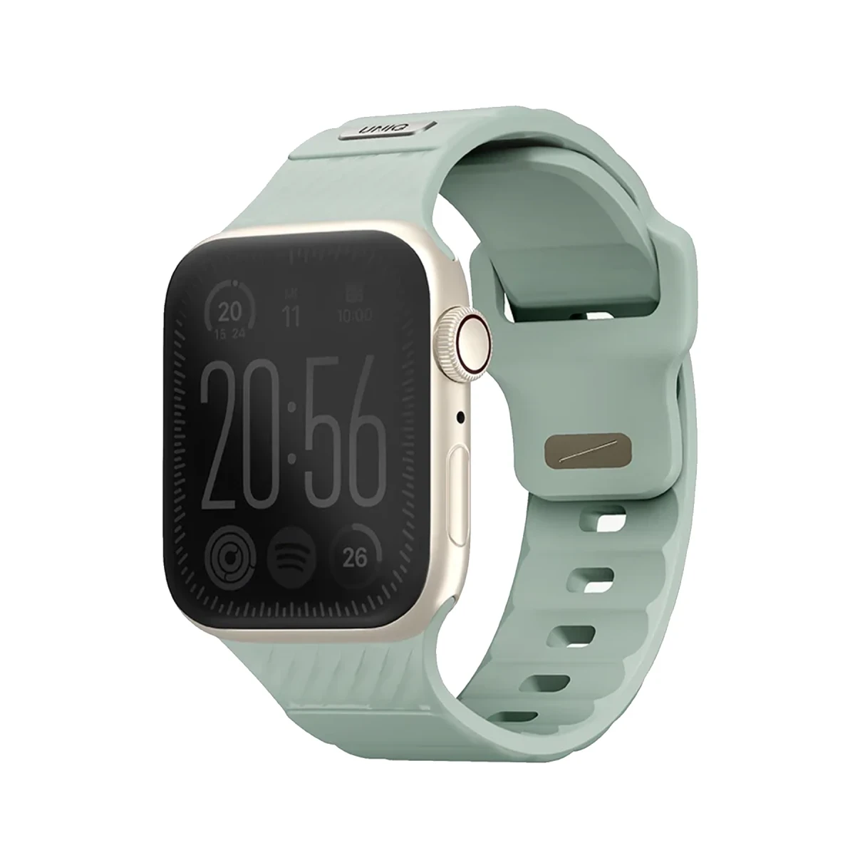Uniq Apple Watch 41mm Stride FKM Silikon Kordon - Açık Yeşil