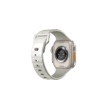 Uniq Apple Watch 41mm Stride FKM Silikon Kordon - Beyaz