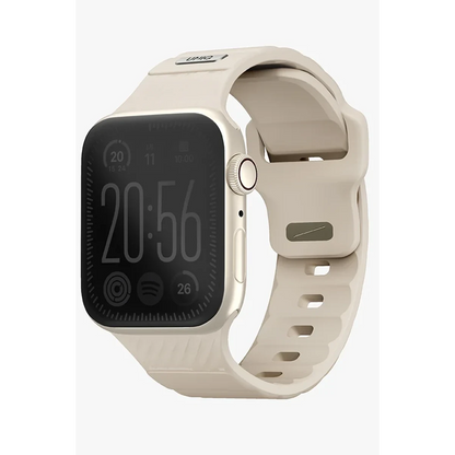 Uniq Apple Watch 41mm Stride FKM Silikon Kordon - Bej