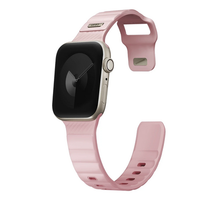 Uniq Apple Watch 41mm Stride FKM Silikon Kordon - Pembe