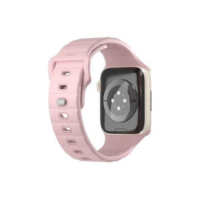 Uniq Apple Watch 41mm Stride FKM Silikon Kordon - Pembe
