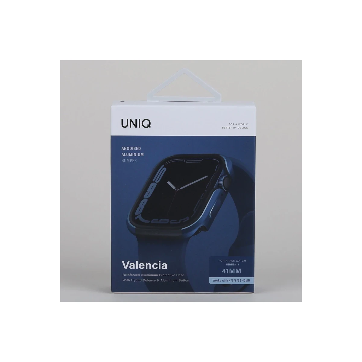 Uniq Apple Watch 41mm Valencia Saat Kasa Koruyucu - Mavi