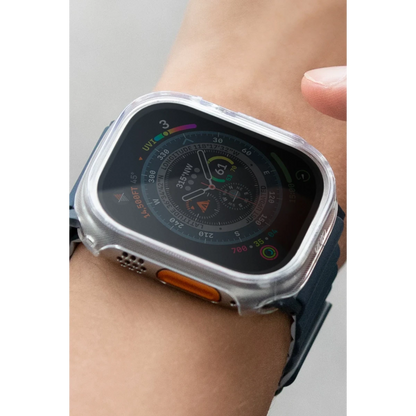 Uniq Apple Watch 42mm Garde Kasa Cam Ekran Koruyucu - Füme
